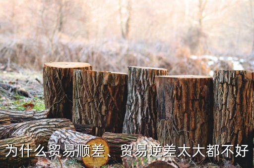為什么貿(mào)易順差、貿(mào)易逆差太大都不好