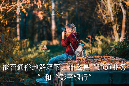 能否通俗地解釋下，什么是“通道業(yè)務”和“影子銀行”