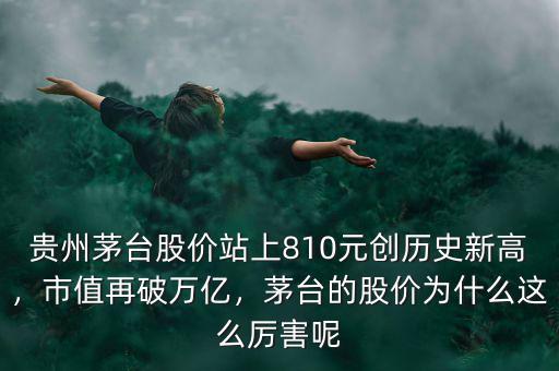 貴州茅臺(tái)股價(jià)站上810元?jiǎng)?chuàng)歷史新高，市值再破萬(wàn)億，茅臺(tái)的股價(jià)為什么這么厲害呢