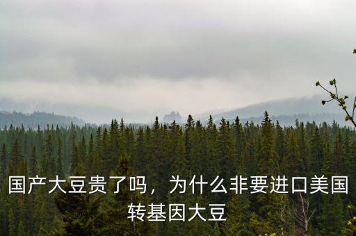 國產(chǎn)大豆貴了嗎，為什么非要進口美國轉(zhuǎn)基因大豆