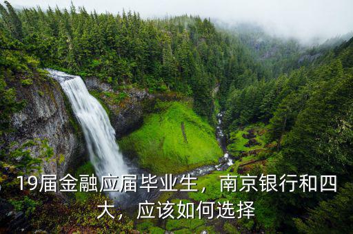19屆金融應(yīng)屆畢業(yè)生，南京銀行和四大，應(yīng)該如何選擇