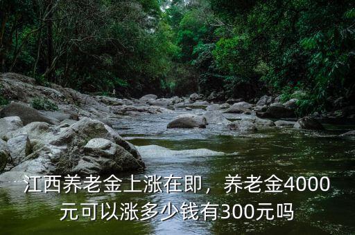 江西養(yǎng)老金上漲在即，養(yǎng)老金4000元可以漲多少錢有300元嗎