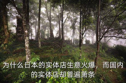 為什么日本的實(shí)體店生意火爆，而國(guó)內(nèi)的實(shí)體店卻普遍蕭條