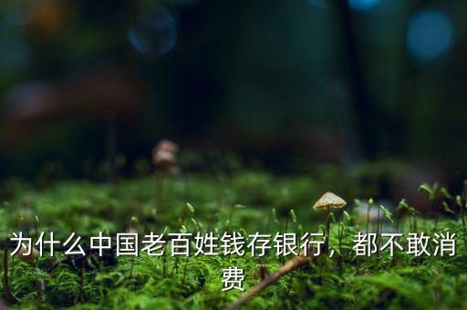 為什么中國老百姓錢存銀行，都不敢消費(fèi)