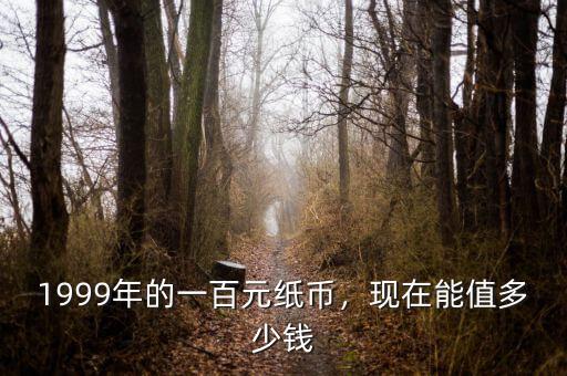 1999年的一百元紙幣，現(xiàn)在能值多少錢(qián)