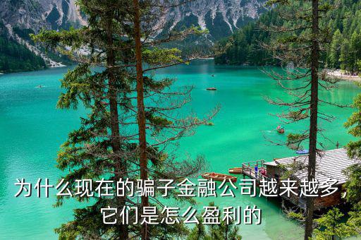 為什么現(xiàn)在的騙子金融公司越來越多，它們是怎么盈利的