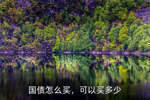 國債怎么買，可以買多少
