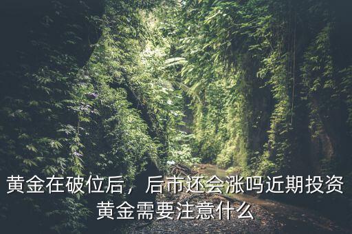 黃金在破位后，后市還會漲嗎近期投資黃金需要注意什么