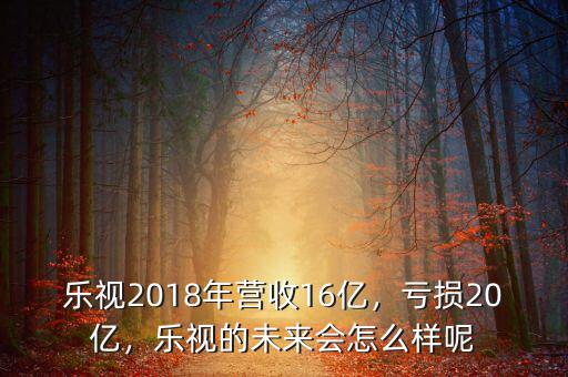 樂視2018年?duì)I收16億，虧損20億，樂視的未來會(huì)怎么樣呢