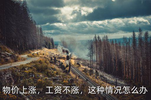 物價上漲，工資不漲，這種情況怎么辦