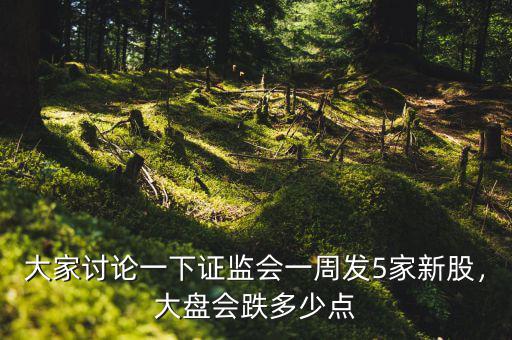 大家討論一下證監(jiān)會(huì)一周發(fā)5家新股，大盤(pán)會(huì)跌多少點(diǎn)