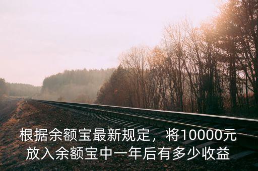 根據(jù)余額寶最新規(guī)定，將10000元放入余額寶中一年后有多少收益