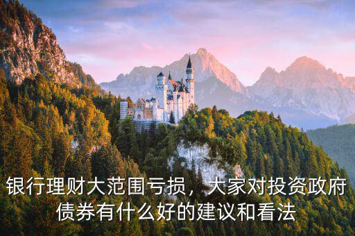 銀行理財大范圍虧損，大家對投資政府債券有什么好的建議和看法