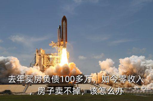 去年買房負(fù)債100多萬，如今零收入，房子賣不掉，該怎么辦