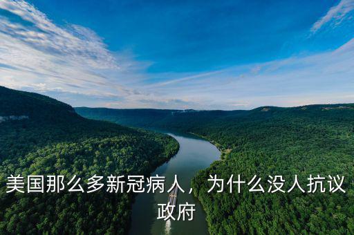 美國那么多新冠病人，為什么沒人抗議政府