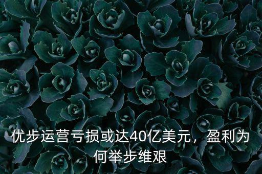 優(yōu)步運營虧損或達40億美元，盈利為何舉步維艱