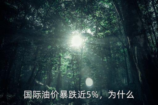 國際油價暴跌近5%，為什么