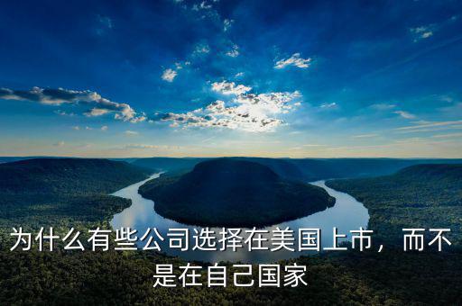 為什么有些公司選擇在美國上市，而不是在自己國家