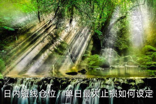 日內(nèi)短線(xiàn)倉(cāng)位，單日最大止損如何設(shè)定