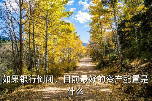 如果銀行倒閉，目前最好的資產(chǎn)配置是什么