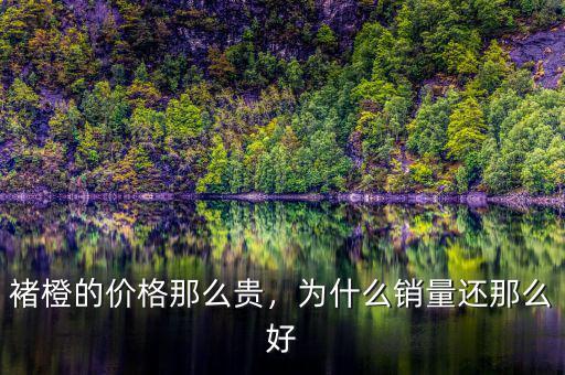 褚橙的價(jià)格那么貴，為什么銷量還那么好