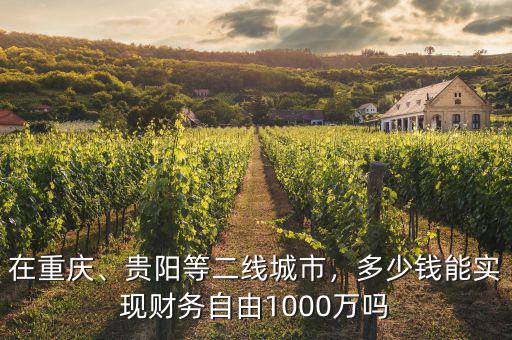 在重慶、貴陽等二線城市，多少錢能實現(xiàn)財務(wù)自由1000萬嗎