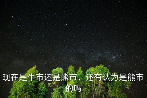 現(xiàn)在是牛市還是熊市，還有認(rèn)為是熊市的嗎