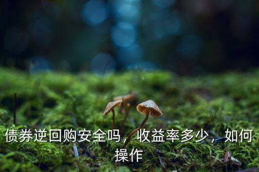 債券逆回購(gòu)安全嗎，收益率多少，如何操作