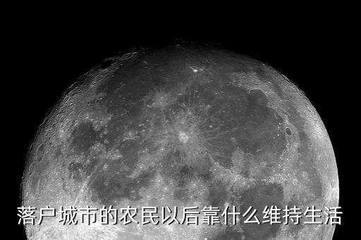 落戶(hù)城市的農(nóng)民以后靠什么維持生活