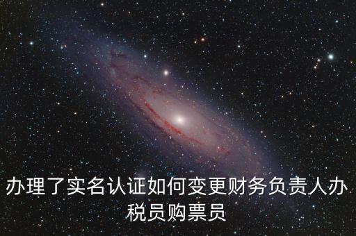 辦稅員在什么網(wǎng)上變更，辦理了實(shí)名認(rèn)證如何變更財(cái)務(wù)負(fù)責(zé)人辦稅員購(gòu)票員