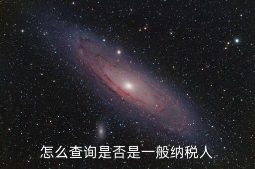 查什么時候認定是一般納稅人，如何查詢一般納稅人資格