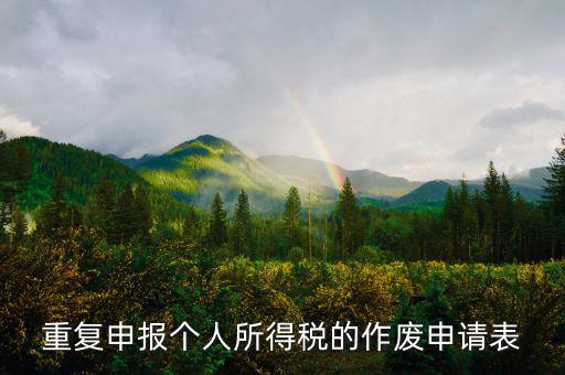 申報(bào)表作廢申請單 要帶什么，國稅報(bào)表作廢帶什么