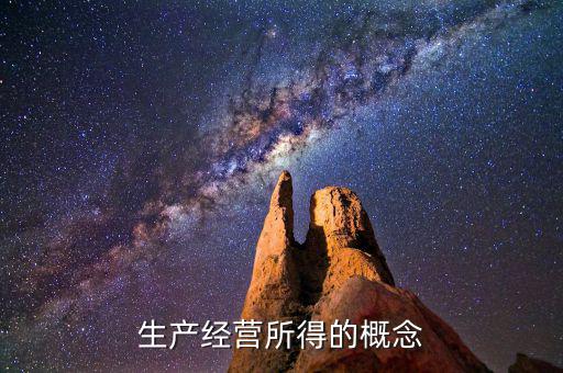 個人生產(chǎn)經(jīng)營所得c表是什么意思，生產(chǎn)經(jīng)營所得的概念