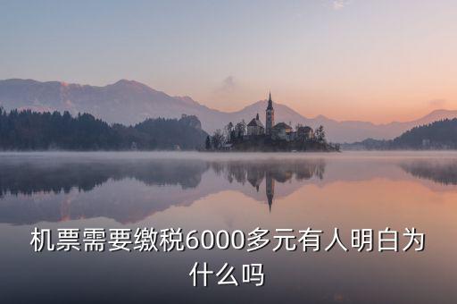 為什么國際機票要收稅，國際機票為什么要另外交稅費