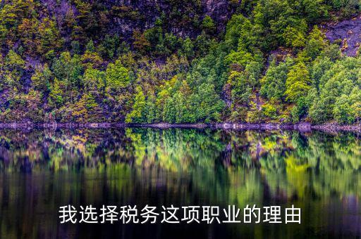為什么選擇稅務(wù)，公務(wù)員國考說說你為什么選擇國稅這個職位