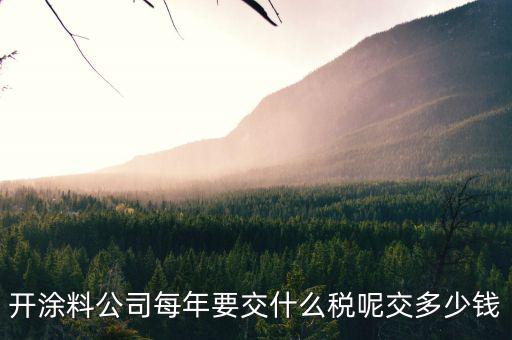 涂料根據(jù)什么計稅，個體工商油漆涂料戶國稅都根據(jù)什么來交