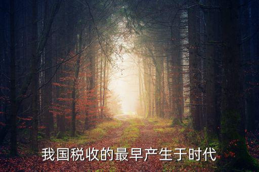中國稅收的最早形式是什么，我國稅收最早產(chǎn)于哪個時代