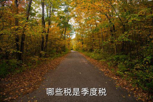 按季度交什么稅，哪些稅是季度稅