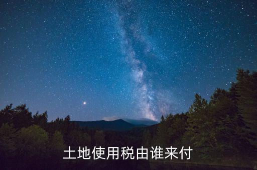 什么公司交土地使用稅，土地使用稅由誰(shuí)來(lái)付