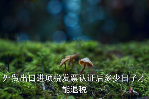什么時(shí)候可以退稅，退稅是按進(jìn)項(xiàng)發(fā)票認(rèn)證的時(shí)間來退稅的
