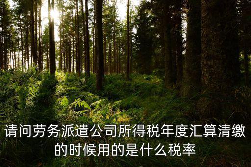 派遣選擇什么稅目，勞務派遣公司應交什么稅種