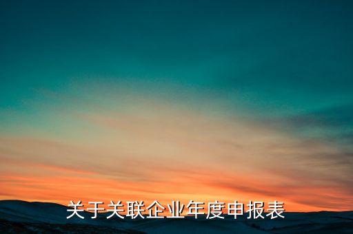 什么是關(guān)聯(lián)申報(bào)表，小規(guī)模納稅人2013年年報(bào)年度關(guān)聯(lián)企業(yè)申報(bào)表怎么填