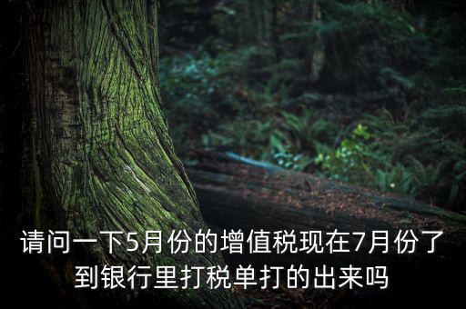 提交了增值稅要什么時(shí)候拿稅單，交稅后什么時(shí)候才能拿到稅單