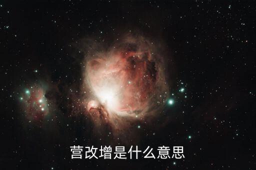 贏改增什么意思，營改增的意思