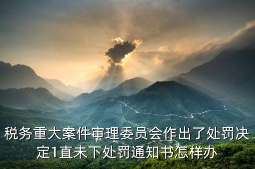 重大稅務(wù)案件審理委員會(huì)審什么，經(jīng)重大案件審理的稅務(wù)案件由哪一個(gè)部門移送