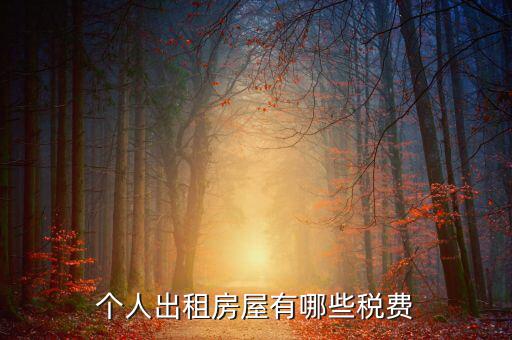 出租自建房屋交什么稅，自建廠房出租須交納什么稅