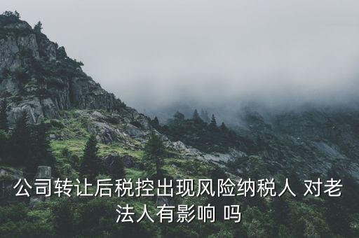 風(fēng)險(xiǎn)納稅人 有什么后果，公司轉(zhuǎn)讓后稅控出現(xiàn)風(fēng)險(xiǎn)納稅人 對(duì)老法人有影響 嗎