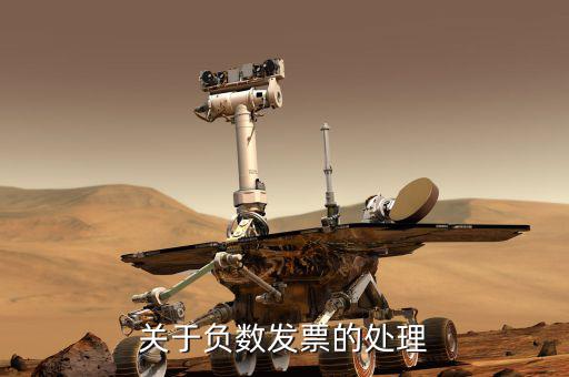 關(guān)于負數(shù)發(fā)票的處理