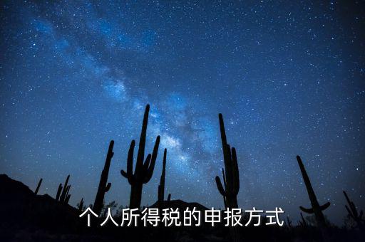 個(gè)人所得稅如何申報(bào)，個(gè)稅怎么申報(bào)