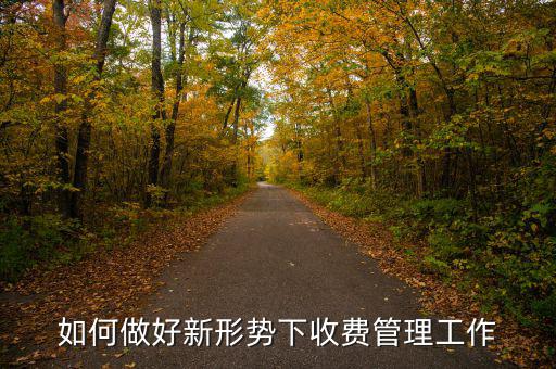 如何搞好征費(fèi)管理工作，如何做好新形勢下收費(fèi)管理工作
